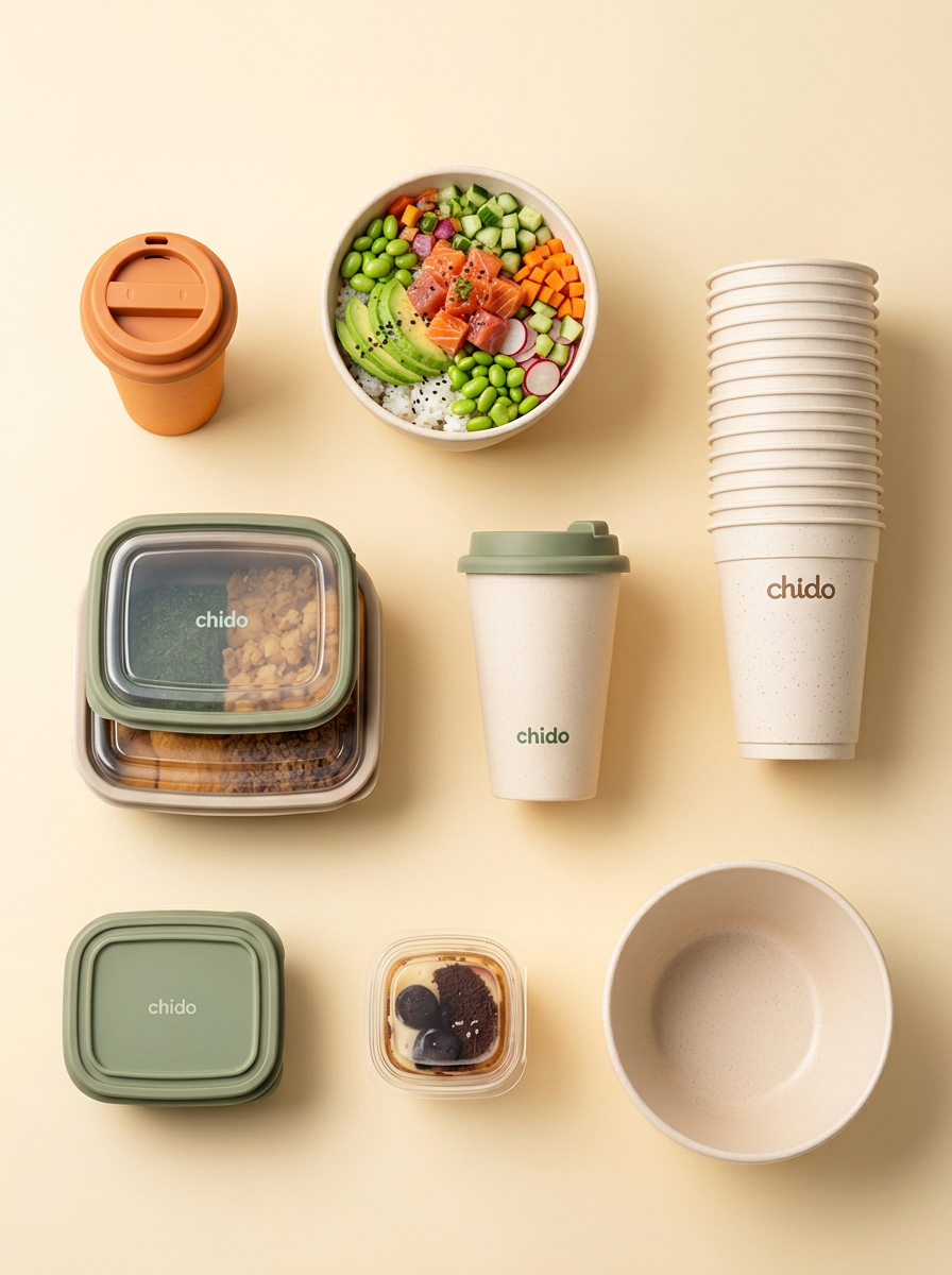 Ecosistema de envases reutilizables Chido